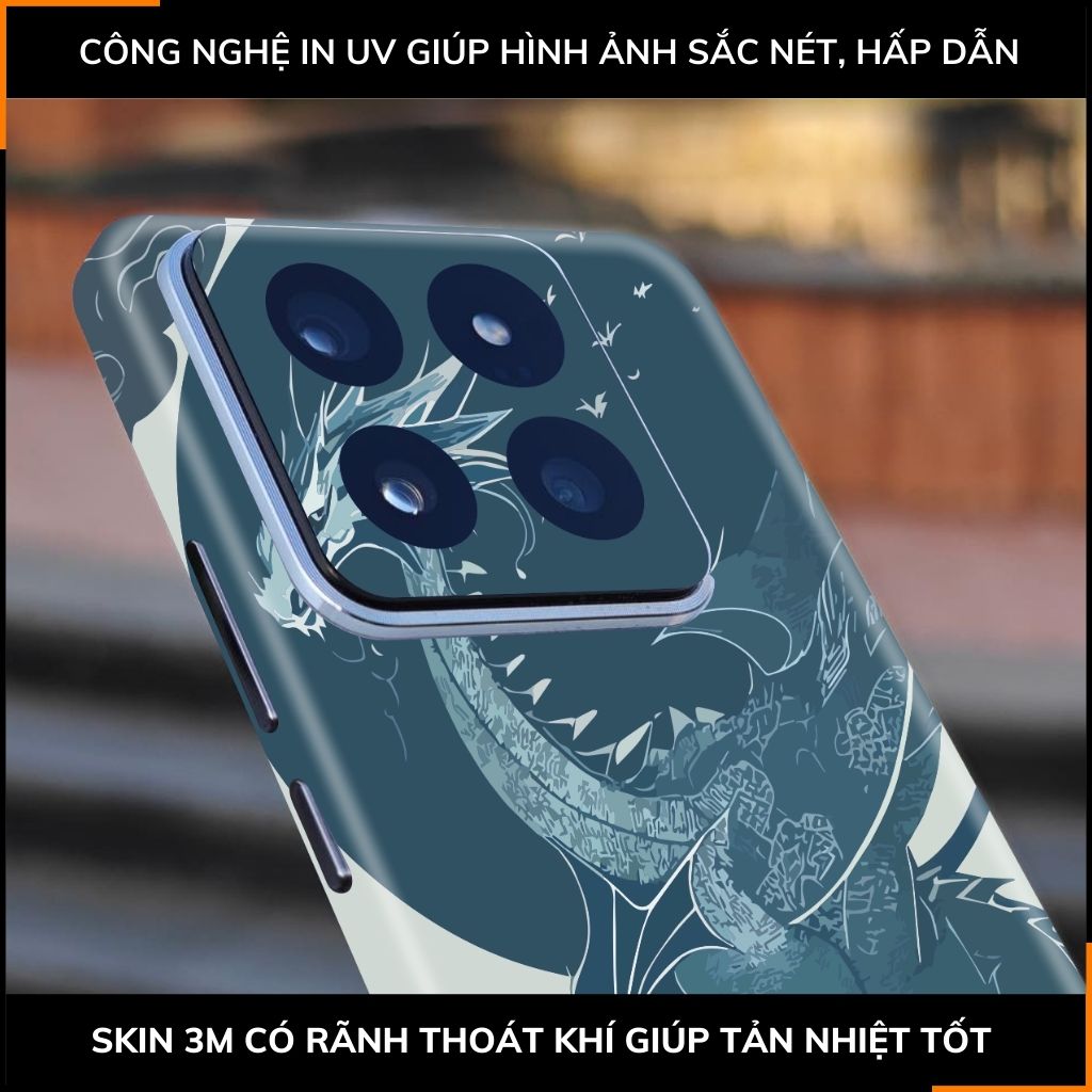 Dán skin điện thoại Xiaomi Mi 14 , Mi 14 Pro full body và camera nhập khẩu chính hãng USA in hình NEW YEAR 2024 - SKD Q04 phụ kiện điện thoại huỳnh tân store