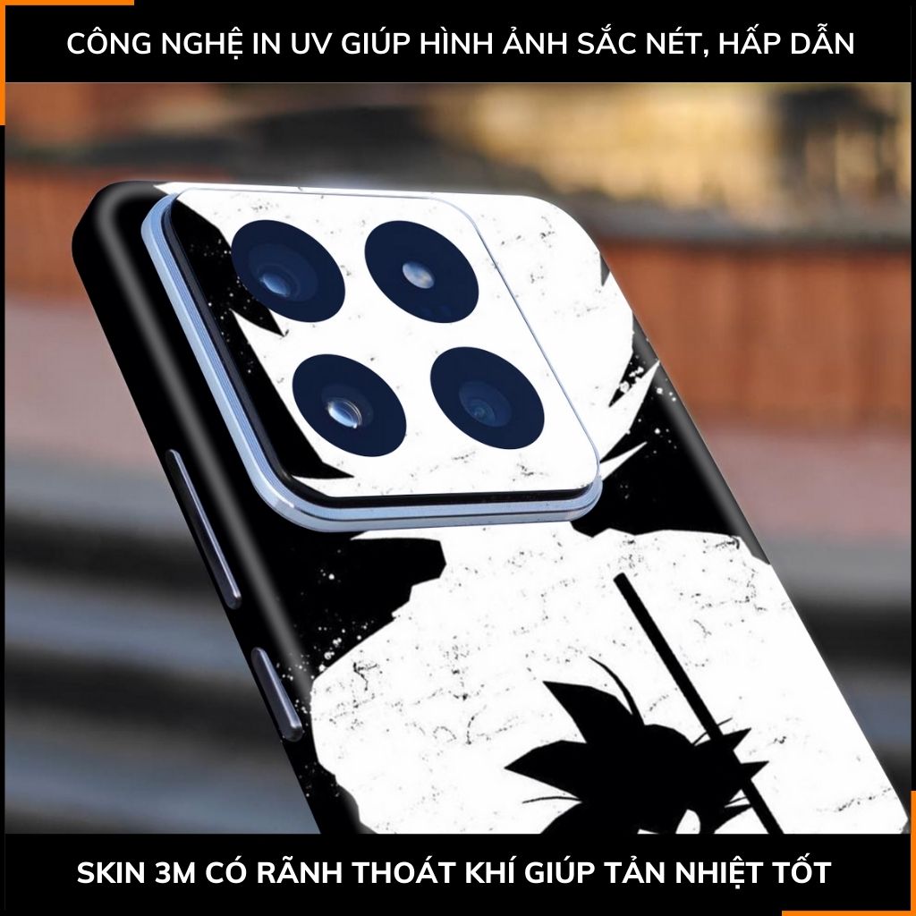 Dán skin điện thoại Xiaomi Mi 14 , Mi 14 Pro full body và camera nhập khẩu chính hãng USA in hình Dragon Ball - SKD D14 phụ kiện điện thoại huỳnh tân store