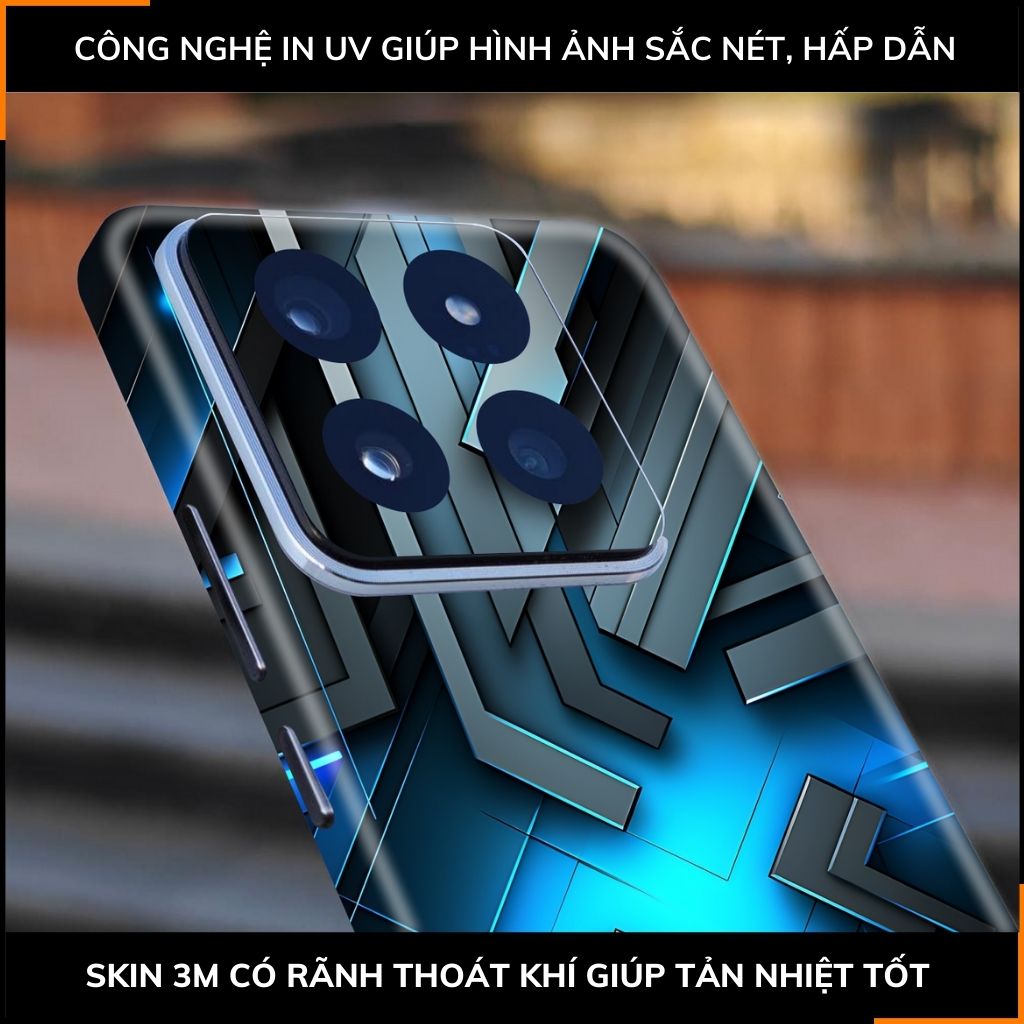 Dán skin điện thoại Xiaomi Mi 14 , Mi 14 Pro full body và camera nhập khẩu chính hãng USA in hình Không gian 3D - SKD A04 phụ kiện điện thoại huỳnh tân store