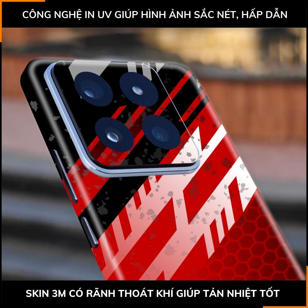 Dán skin điện thoại Xiaomi Mi 14 , Mi 14 Pro full body và camera nhập khẩu chính hãng USA in hình Không gian 3D - SKD  A02 phụ kiện điện thoại huỳnh tân store