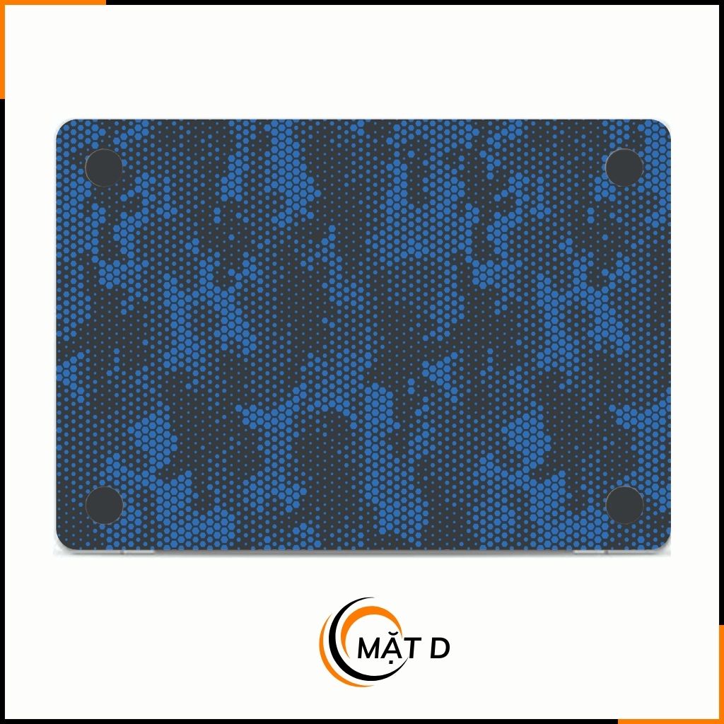 Dán skin macbook pro, macbook air chính hãng 3M nhập khẩu USA - SKIN 3M - MACBOOK - MAMBA BLUE - SK-B03-08 phụ kiện điện thoại huỳnh tân store