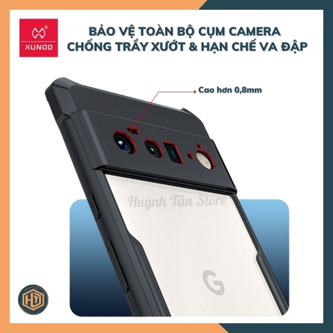 Ốp lưng pixel 6 pro chống sốc xundd bảo vệ camera chính hãng chống ố vàng phụ kiện huỳnh tân store