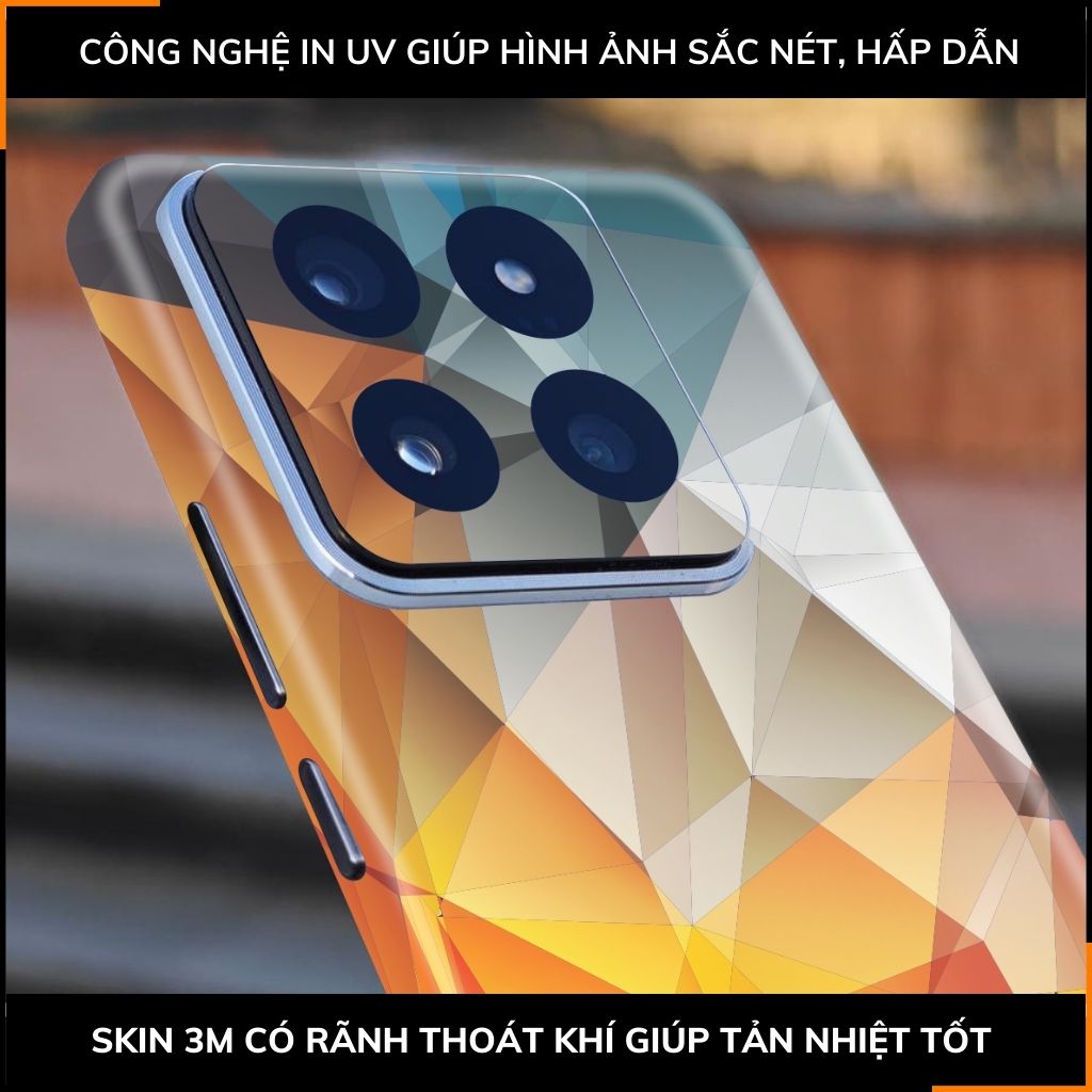 Dán skin điện thoại Xiaomi Mi 14 , Mi 14 Pro full body và camera nhập khẩu chính hãng USA in hình Không gian 3D - SKD  A01 phụ kiện điện thoại huỳnh tân store