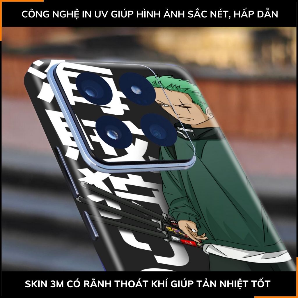 Dán skin điện thoại Xiaomi Mi 14 , Mi 14 Pro full body và camera nhập khẩu chính hãng USA in hình ONE PIECE - SKD G06 phụ kiện điện thoại huỳnh tân store