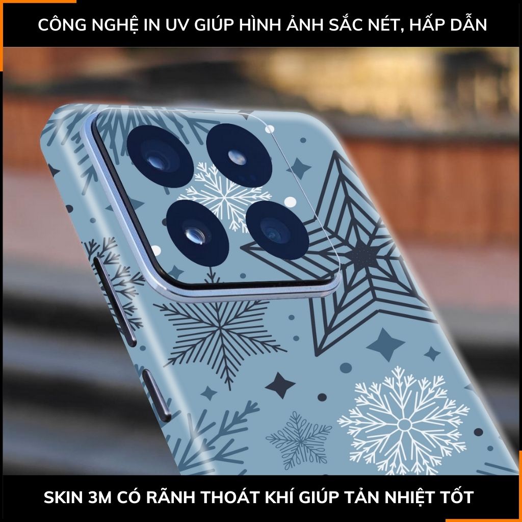 Dán skin điện thoại Xiaomi Mi 14 , Mi 14 Pro full body và camera nhập khẩu chính hãng USA in hình MERRY CHRISTMAS - SKD P12 phụ kiện điện thoại huỳnh tân store