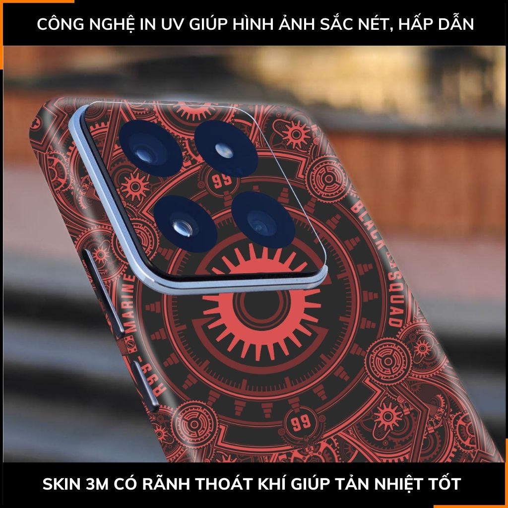 Dán skin điện thoại Xiaomi Mi 14 , Mi 14 Pro full body và camera nhập khẩu chính hãng USA in hình TECHNOLOGIC - SKD T01 phụ kiện điện thoại huỳnh tân store