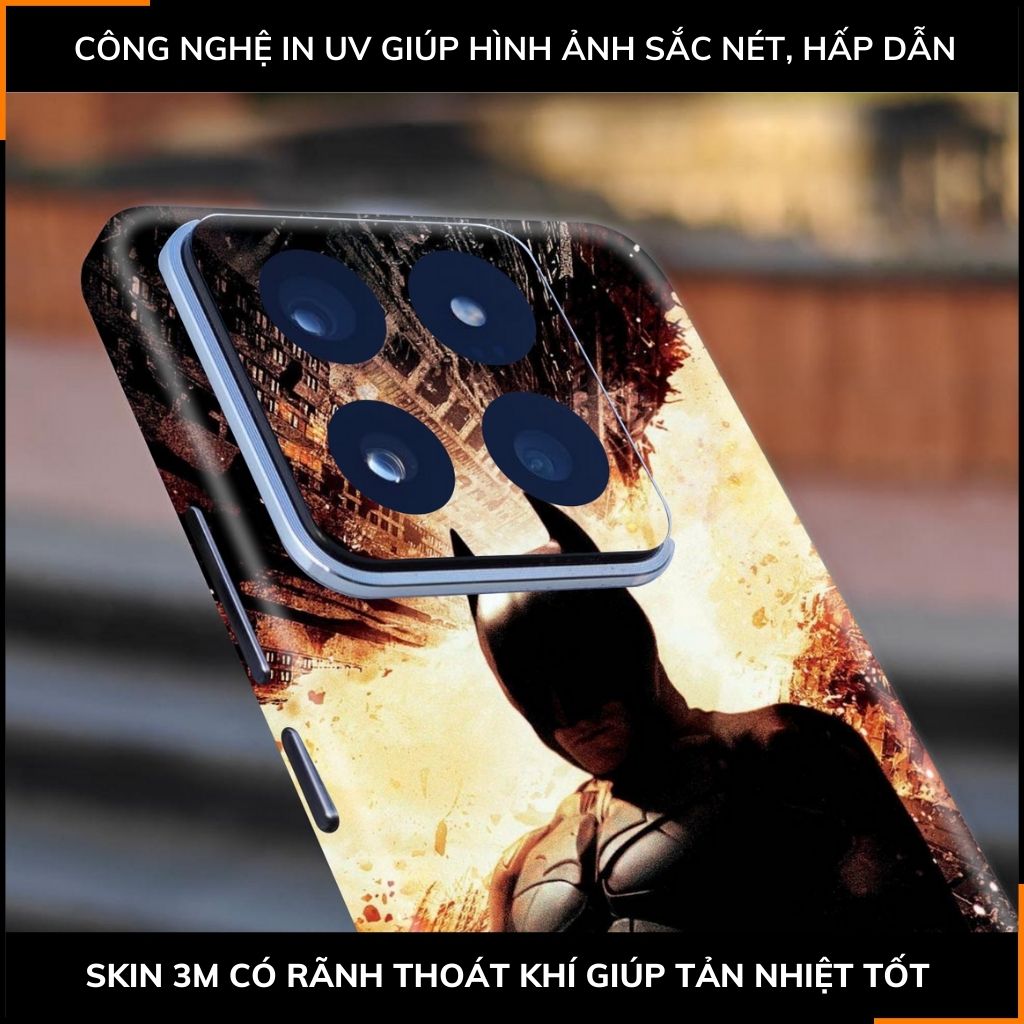 Dán skin điện thoại Xiaomi Mi 14 , Mi 14 Pro full body và camera nhập khẩu chính hãng USA in hình SUPER MAN - SKD Z03 phụ kiện điện thoại huỳnh tân store