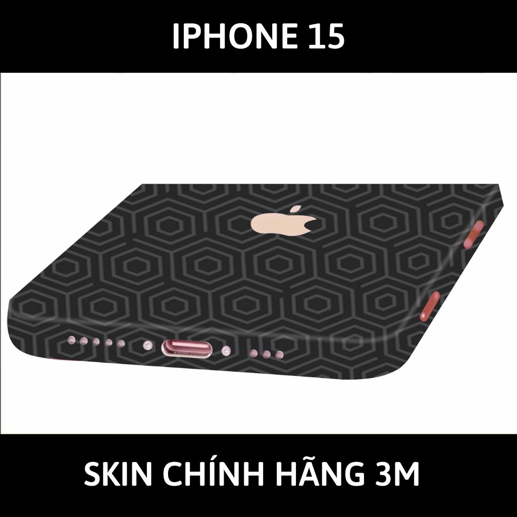 Dán skin điện thoại Iphone 15, Iphone 15 Plus full body và camera nhập khẩu chính hãng USA phụ kiện điện thoại huỳnh tân store - PATTEN TEXTURE 05 - Warp Skin Collection