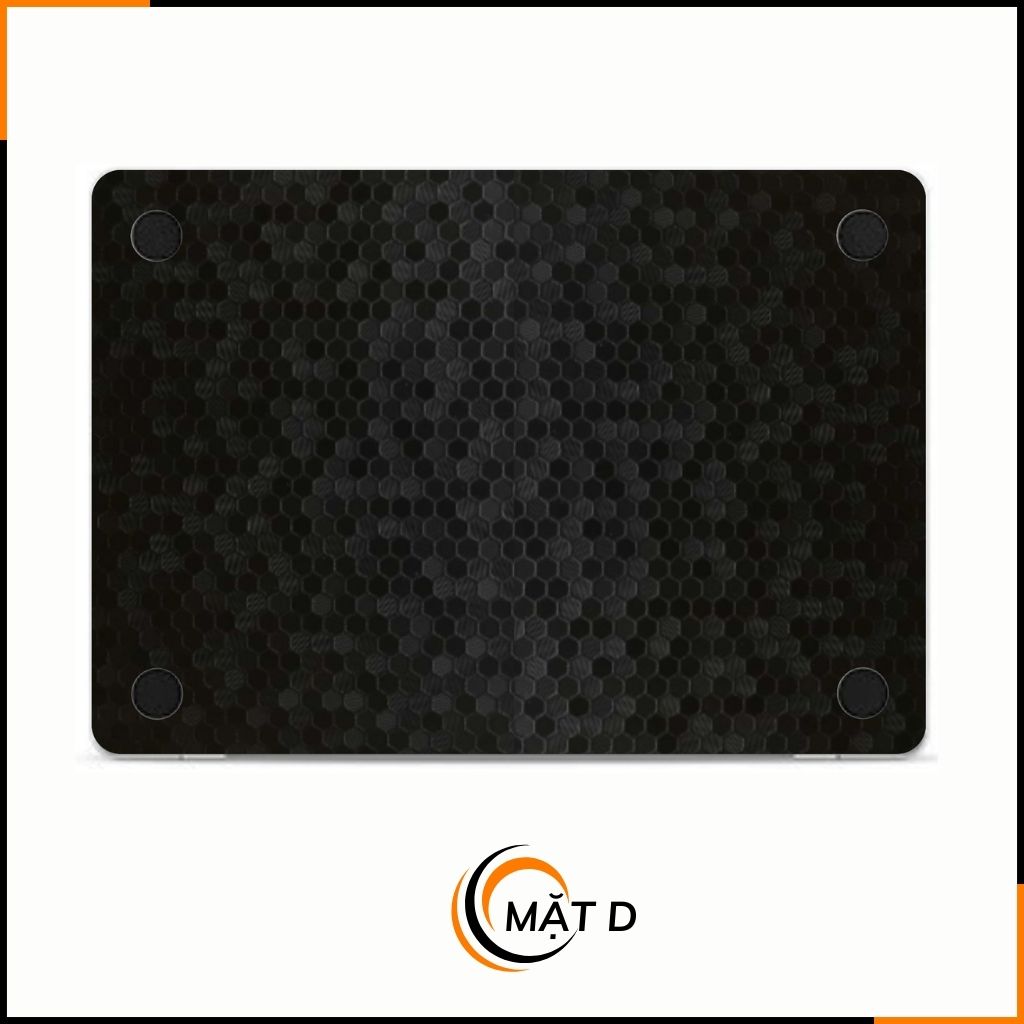 Dán skin macbook pro, macbook air chính hãng 3M nhập khẩu USA -SKIN 3M - MACBOOK - HONEYCOMB BLACK - SK-B11-05 phụ kiện điện thoại huỳnh tân store