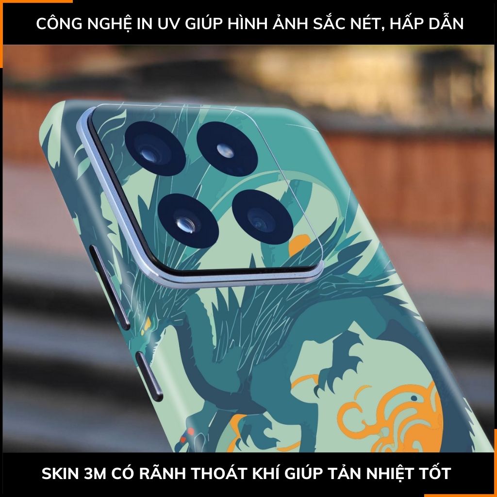 Dán skin điện thoại Xiaomi Mi 14 , Mi 14 Pro full body và camera nhập khẩu chính hãng USA in hình NEW YEAR 2024 - SKD Q07 phụ kiện điện thoại huỳnh tân store