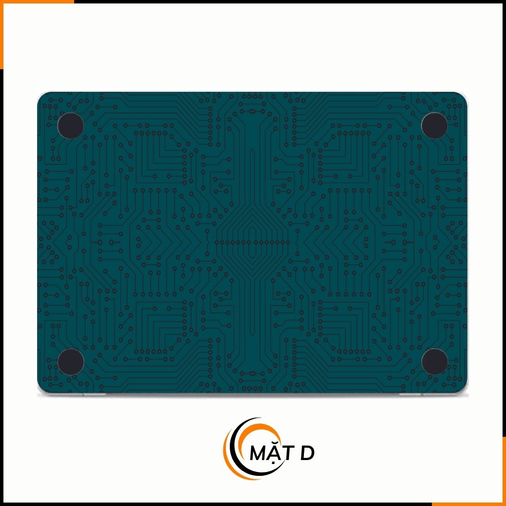 Dán skin macbook pro, macbook air chính hãng 3M nhập khẩu USA - SKIN 3M - MACBOOK - ELECTRIC GREEN  - SK B01 04 phụ kiện điện thoại huỳnh tân store