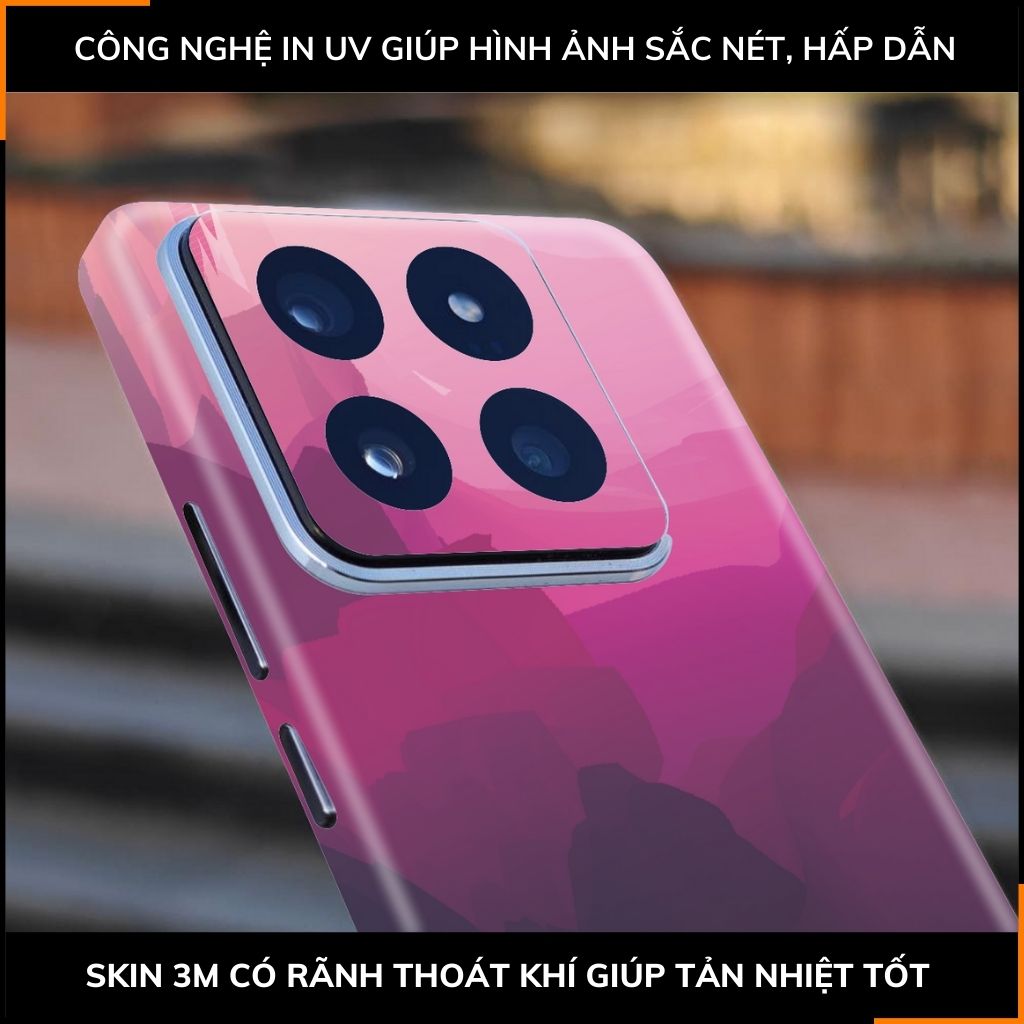 Dán skin điện thoại Xiaomi Mi 14 , Mi 14 Pro full body và camera nhập khẩu chính hãng USA in hình TECHNOLOGIC - SKD T05 phụ kiện điện thoại huỳnh tân store