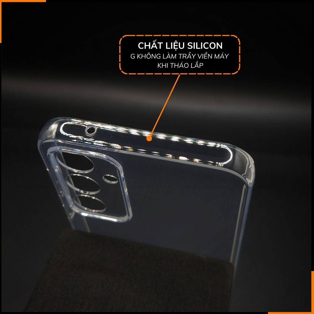 Ốp lưng samsung s23 fe silicon GOR trong suốt chính hãng bảo vệ camera phụ kiện huỳnh tân store