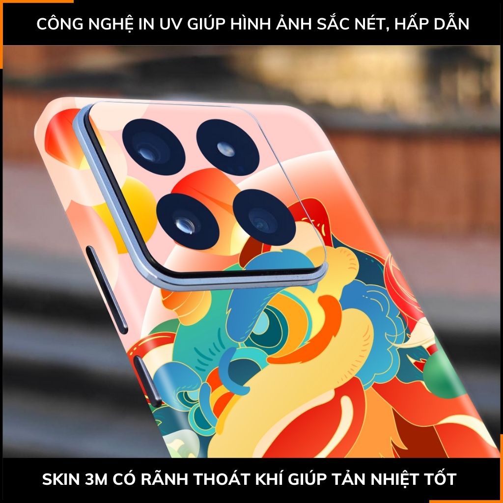 Dán skin điện thoại Xiaomi Mi 14 , Mi 14 Pro full body và camera nhập khẩu chính hãng USA in hình NEW YEAR 2024 - SKD Q21 phụ kiện điện thoại huỳnh tân store