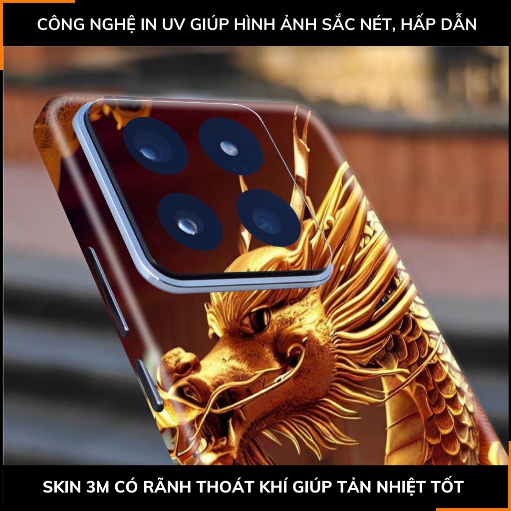 Dán skin điện thoại Xiaomi Mi 14 , Mi 14 Pro full body và camera nhập khẩu chính hãng USA in hình NEW YEAR 2024 - SKD Q14 phụ kiện điện thoại huỳnh tân store