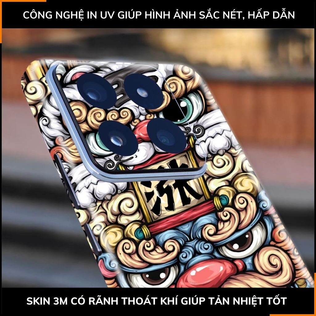 Dán skin điện thoại Xiaomi Mi 14 , Mi 14 Pro full body và camera nhập khẩu chính hãng USA in hình NEW YEAR 2024 - SKD Q44 phụ kiện điện thoại huỳnh tân store