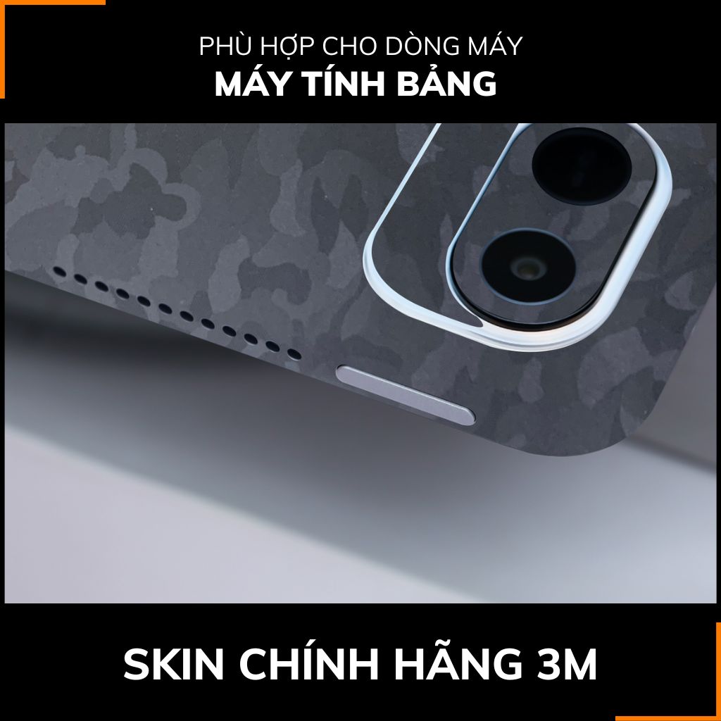 Dán skin máy tính bảng xiaomi, huawei, oppo, lenovo, google, microsoft, vivo  full body và camera chính hãng ORAFOL nhập khẩu từ ĐỨC MÁY TÍNH BẢNG  - CAMO BLACK -  SK B12 01 phụ kiện điện thoại huỳnh tân store