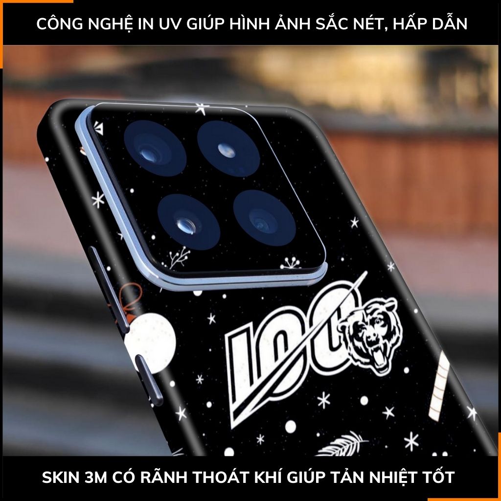 Dán skin điện thoại Xiaomi Mi 14 , Mi 14 Pro full body và camera nhập khẩu chính hãng USA in hình MERRY CHRISTMAS - SKD P17 phụ kiện điện thoại huỳnh tân store