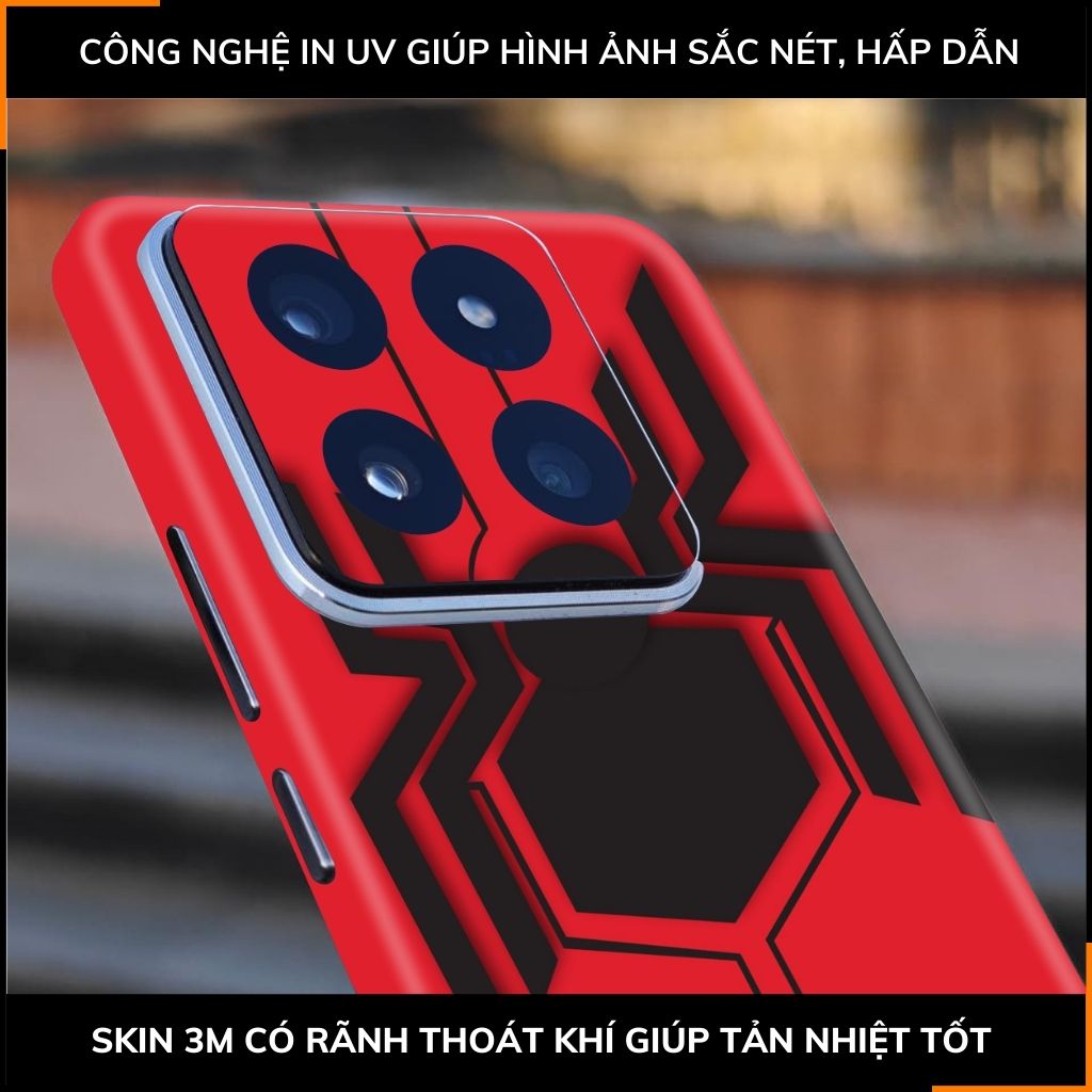 Dán skin điện thoại Xiaomi Mi 14 , Mi 14 Pro full body và camera nhập khẩu chính hãng USA in hình MERRY SPIDER MAN - SKD V06 phụ kiện điện thoại huỳnh tân store