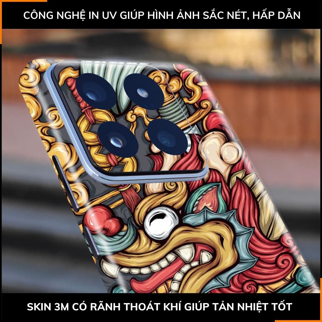 Dán skin điện thoại Xiaomi Mi 14 , Mi 14 Pro full body và camera nhập khẩu chính hãng USA in hình NEW YEAR 2024 - SKD Q40 phụ kiện điện thoại huỳnh tân store