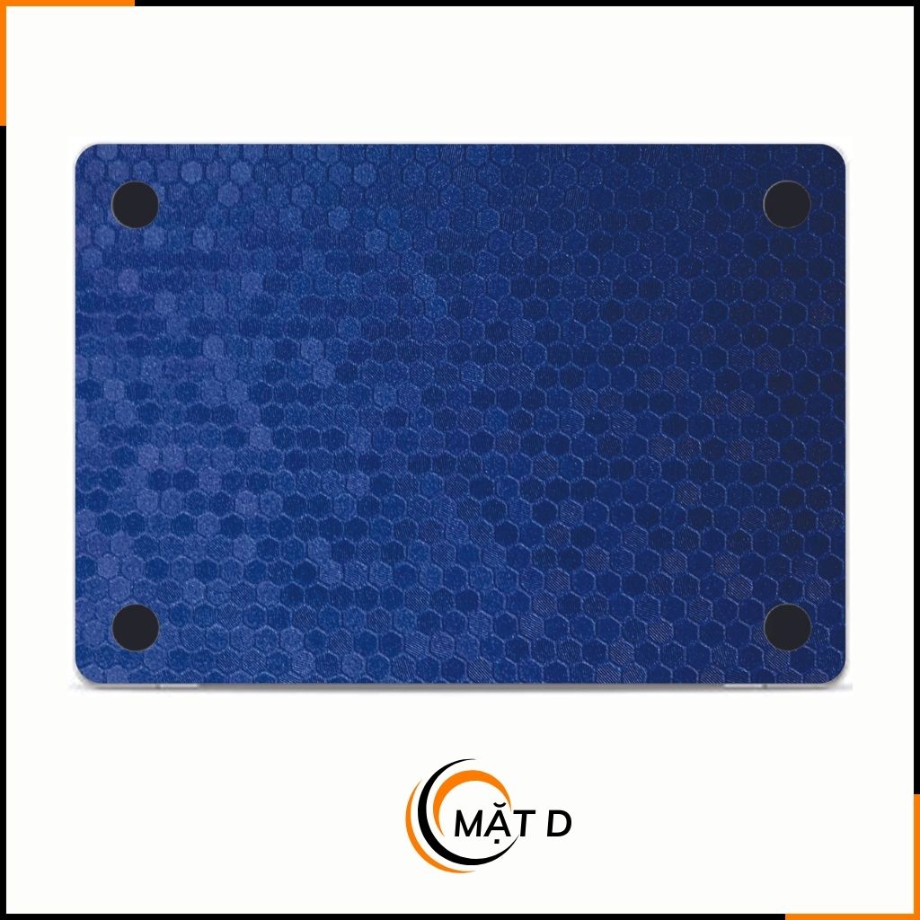 Dán skin macbook pro, macbook air chính hãng 3M nhập khẩu USA -SKIN 3M - MACBOOK - HONEYCOMB BLUE - SK-B11-04 phụ kiện điện thoại huỳnh tân store