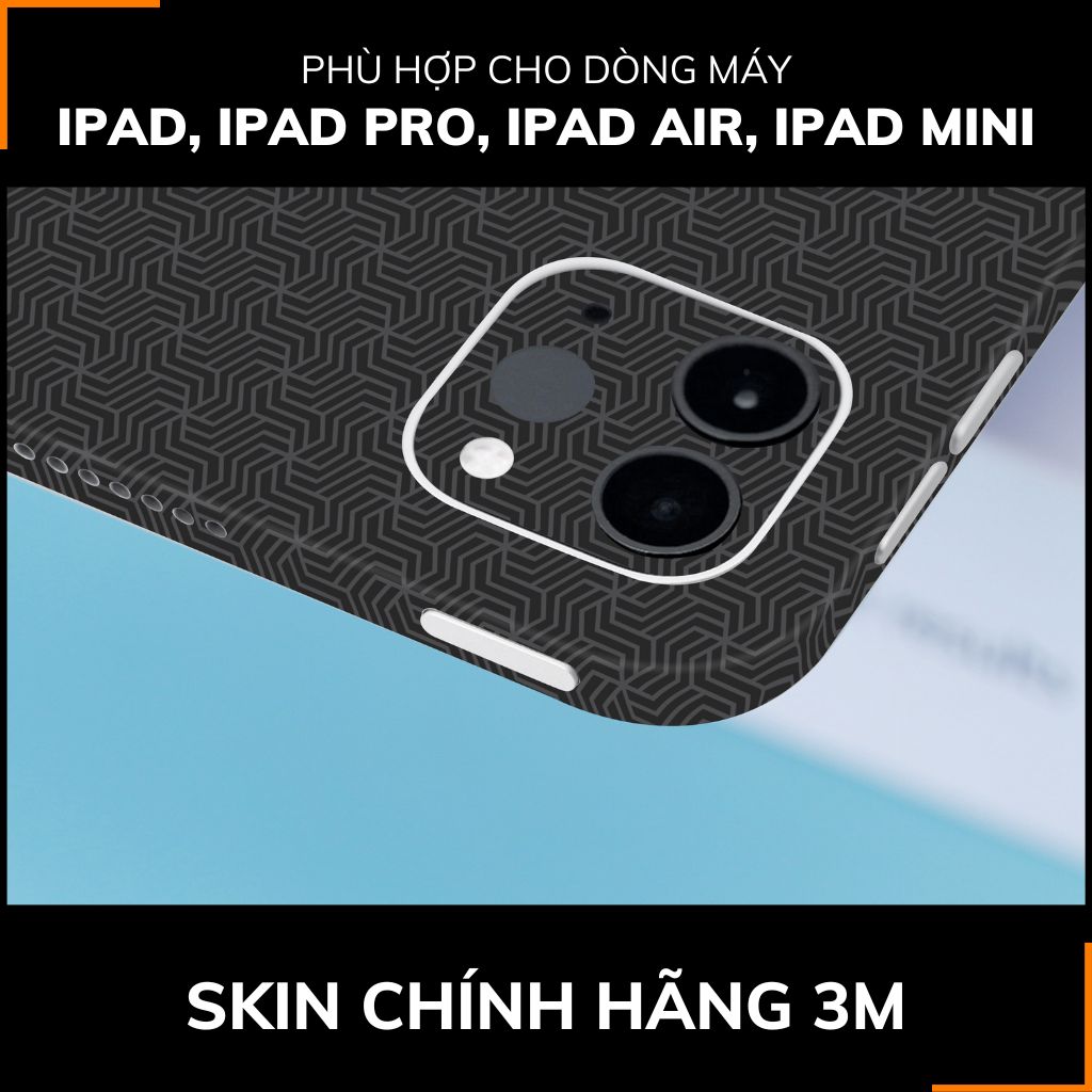 Dán skin ipad , ipad pro, ipad air , ipad mini full body và camera chính hãng 3M - PATTEN TEXTURE 04 - SK-B05-04 phụ kiện điện thoại huỳnh tân store