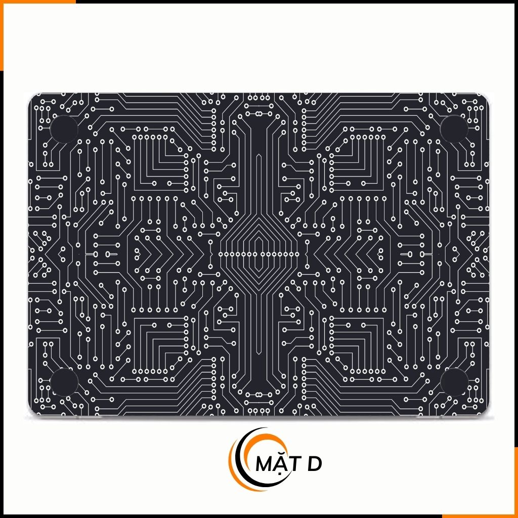 Dán skin macbook pro, macbook air chính hãng 3M nhập khẩu USA - SKIN 3M - MACBOOK - ELECTRIC BLACK  - SK B01 01  phụ kiện điện thoại huỳnh tân store