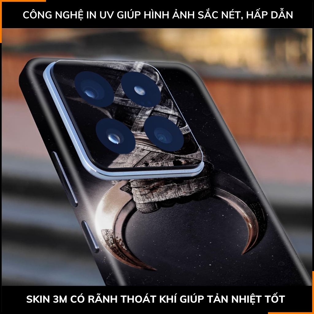 Dán skin điện thoại Xiaomi Mi 14 , Mi 14 Pro full body và camera nhập khẩu chính hãng USA in hình UNIQUE - SKD W05 phụ kiện điện thoại huỳnh tân store