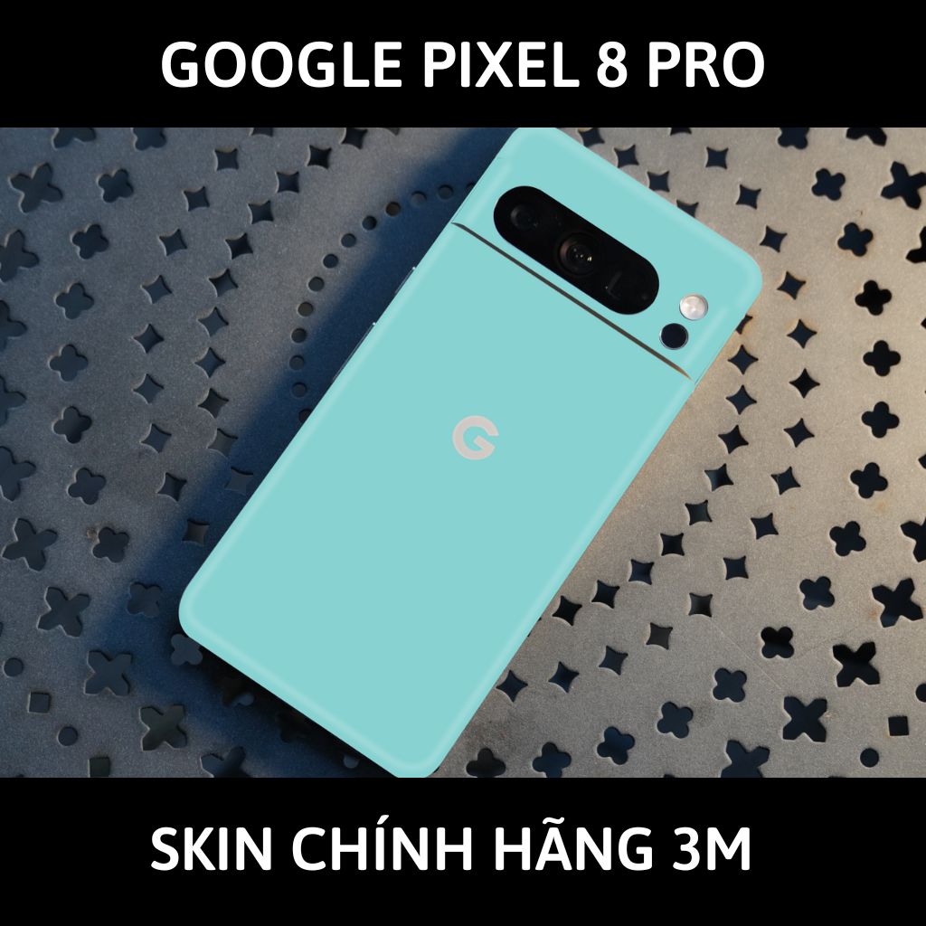 Dán skin điện thoại Pixel 8, Pixel 8 Pro full body và camera nhập khẩu chính hãng USA phụ kiện điện thoại huỳnh tân store - PASTEL SKY BLUE - Warp Skin Collection