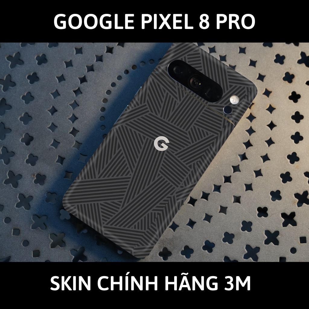Dán skin điện thoại Pixel 8, Pixel 8 Pro full body và camera nhập khẩu chính hãng USA phụ kiện điện thoại huỳnh tân store - PATTEN TEXTURE 06 - Warp Skin Collection
