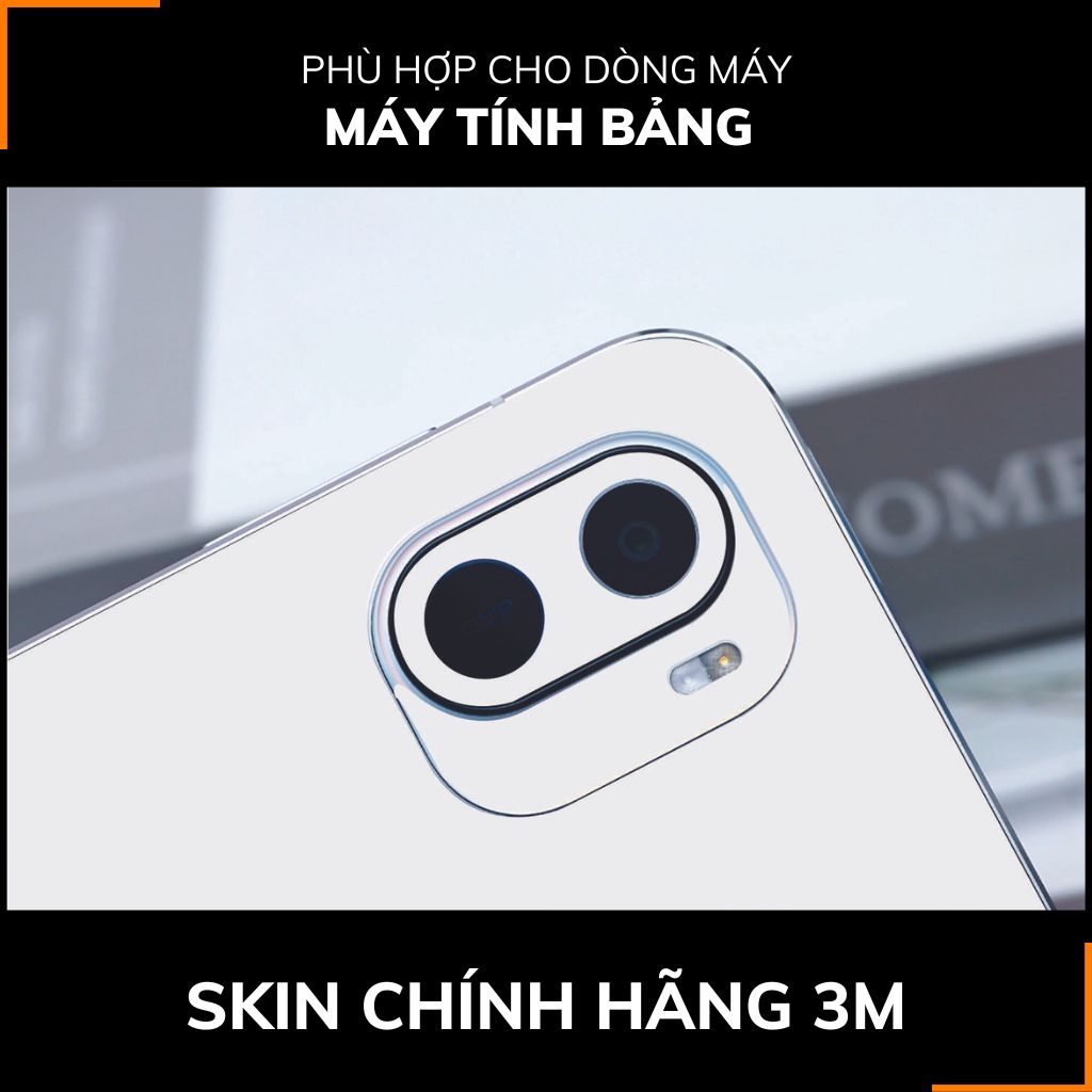 Dán skin máy tính bảng xiaomi, huawei, oppo, lenovo, google, microsoft, vivo  full body và camera chính hãng ORAFOL nhập khẩu từ ĐỨC MÁY TÍNH BẢNG  - PASTEL WHITE -  SK A02 09 phụ kiện điện thoại huỳnh tân store