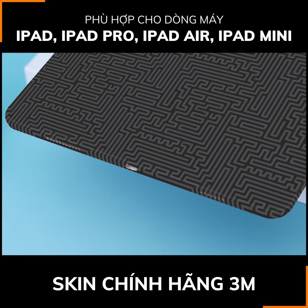 Dán skin ipad , ipad pro, ipad air , ipad mini full body và camera chính hãng 3M - PATTEN TEXTURE 03 - SK-B05-03 phụ kiện điện thoại huỳnh tân store