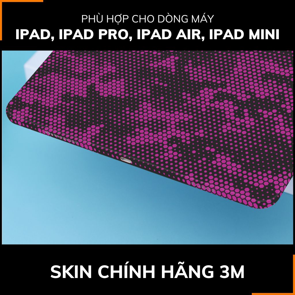 Dán skin ipad , ipad pro, ipad air , ipad mini full body và camera chính hãng 3M - MAMBA PURPLE -  SK B03 04 phụ kiện điện thoại huỳnh tân store