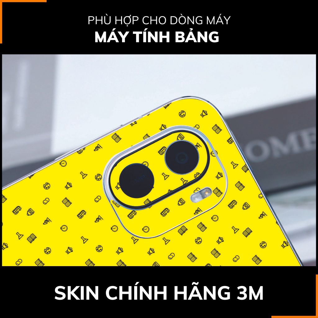 Dán skin máy tính bảng xiaomi, huawei, oppo, lenovo, google, microsoft, vivo  full body và camera chính hãng ORAFOL nhập khẩu từ ĐỨC MÁY TÍNH BẢNG  - MANY STICKER YELLOW -  SK B14 06 phụ kiện điện thoại huỳnh tân store