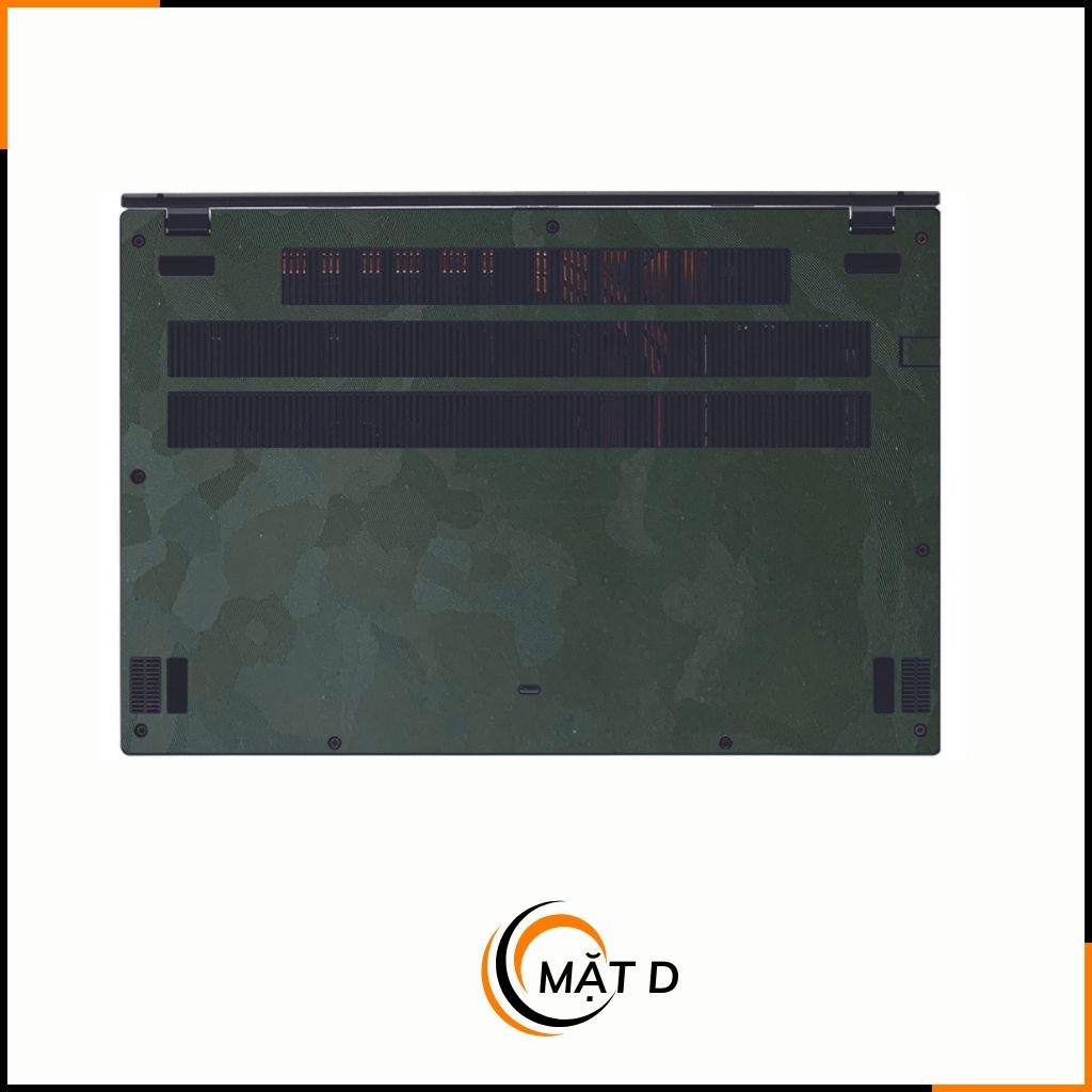 Dán skin laptop asus, dell , acer, hp, msi chính hãng ORAFOL nhập khẩu ĐỨC - SKIN 3M - LAPTOP - CAMO GREEN - SK-B12-02 phụ kiện điện thoại huỳnh tân store