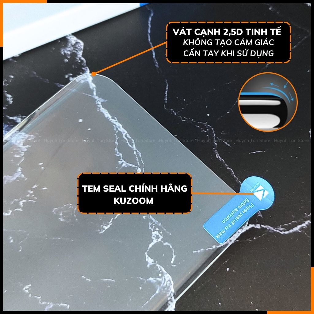 Cường lực xiaomi 15 pro UV trong suốt keo lỏng chính hãng kuzoom chống va đập vân tay nhạy phụ kiện huỳnh tân store