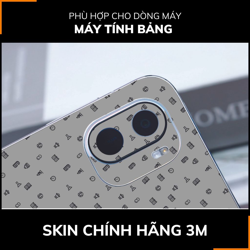 Dán skin máy tính bảng xiaomi, huawei, oppo, lenovo, google, microsoft, vivo  full body và camera chính hãng ORAFOL nhập khẩu từ ĐỨC MÁY TÍNH BẢNG  - MANY STICKER GREY -  SK B14 03 phụ kiện điện thoại huỳnh tân store