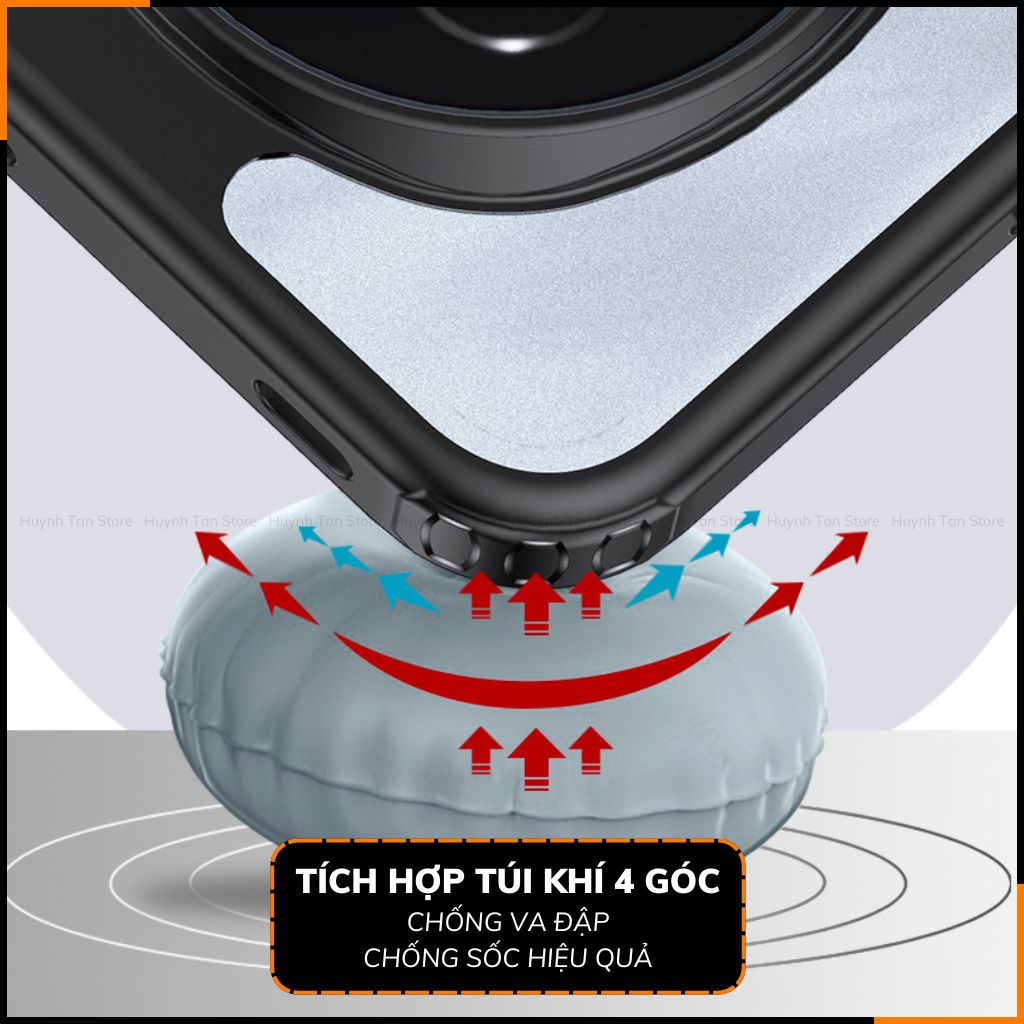 Ốp lưng honor magic 7 pro  chống sốc chống vân tay NHÁM VIỀN MÀU VER 2 bảo vệ camera