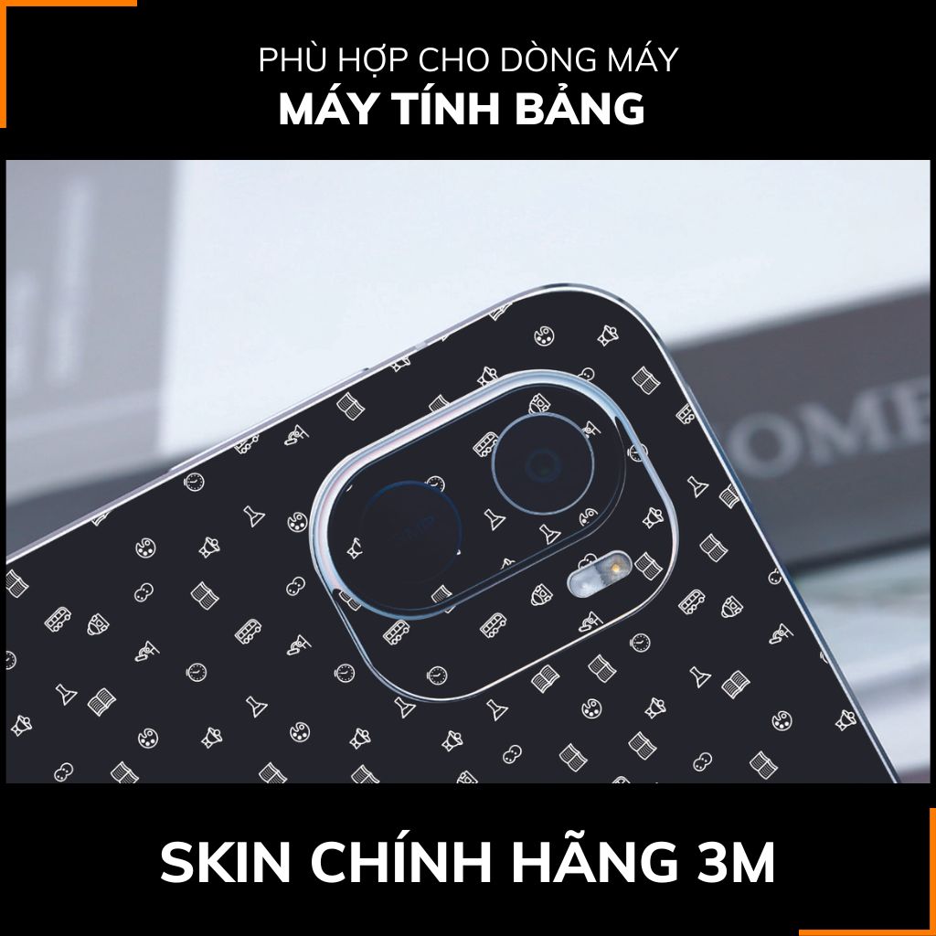 Dán skin máy tính bảng xiaomi, huawei, oppo, lenovo, google, microsoft, vivo  full body và camera chính hãng ORAFOL nhập khẩu từ ĐỨC MÁY TÍNH BẢNG  - MANY STICKER BLACK -  SK B14 02 phụ kiện điện thoại huỳnh tân store