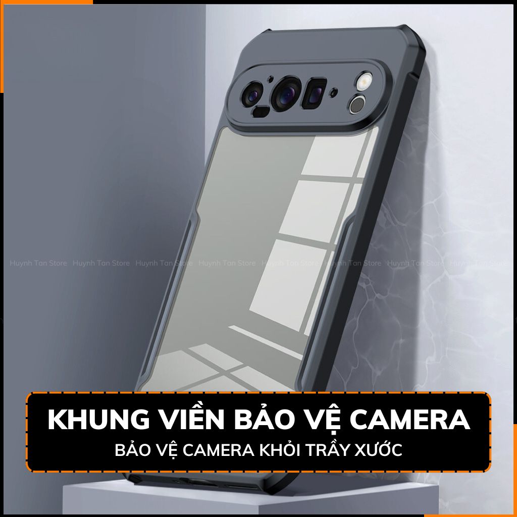 Ốp lưng pixel 9 pro xl chống sốc xundd bảo vệ camera chính hãng chống ố vàng phụ kiện điện thoại huỳnh tân store