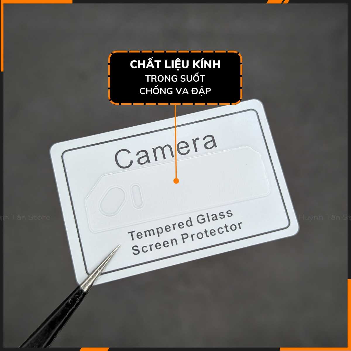 Cường lực camera rog phone 7, 7 pro trong suốt bảo vệ cụm camera phụ kiện điện thoại huỳnh tân store