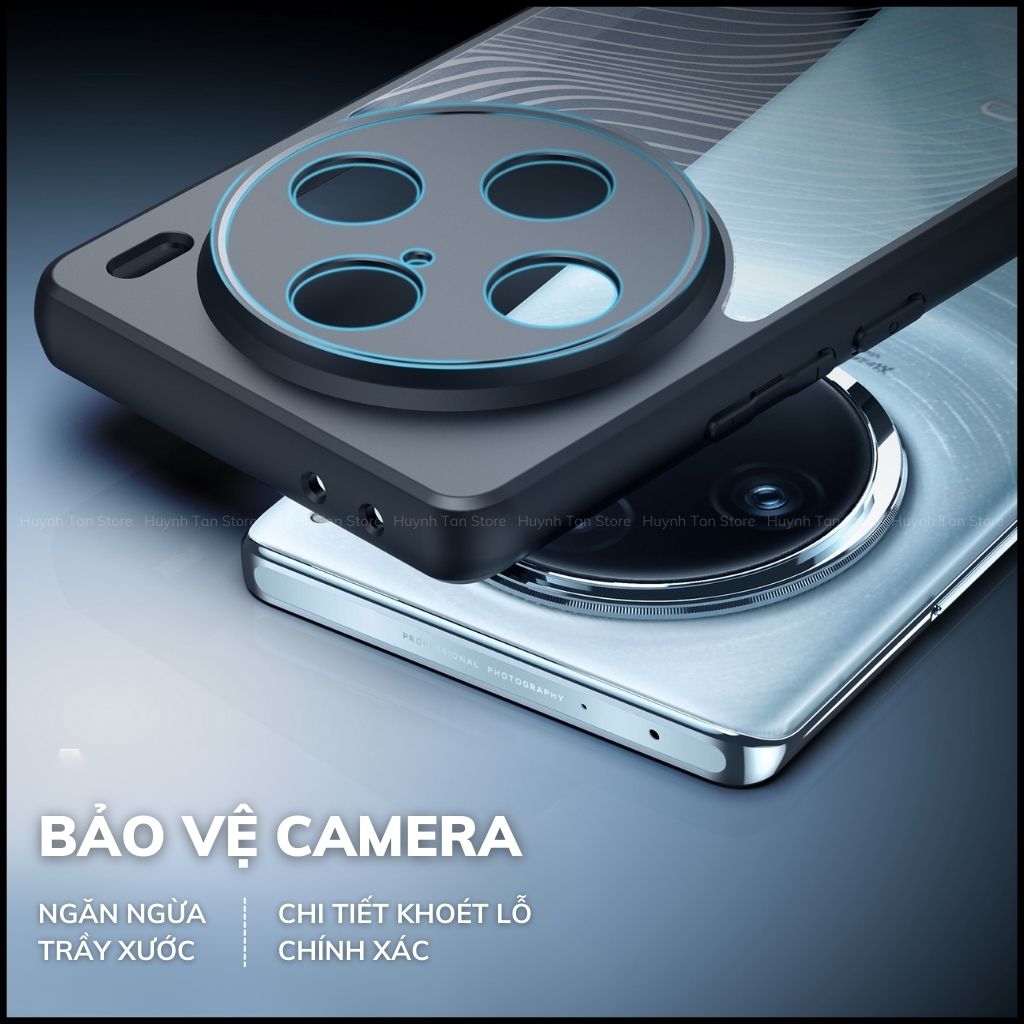 Ốp lưng vivo x100 pro x100s aimo chính hãng dux ducis chống va đập trong suốt không ố vàng