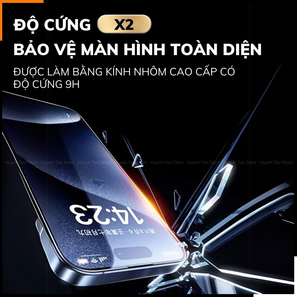 Cường lực Wekome Kingkong Space chống nhìn trộm 360 iphone 16 pro max ip 15 14 13 12 pro vát cong 9D  [WTP-089]