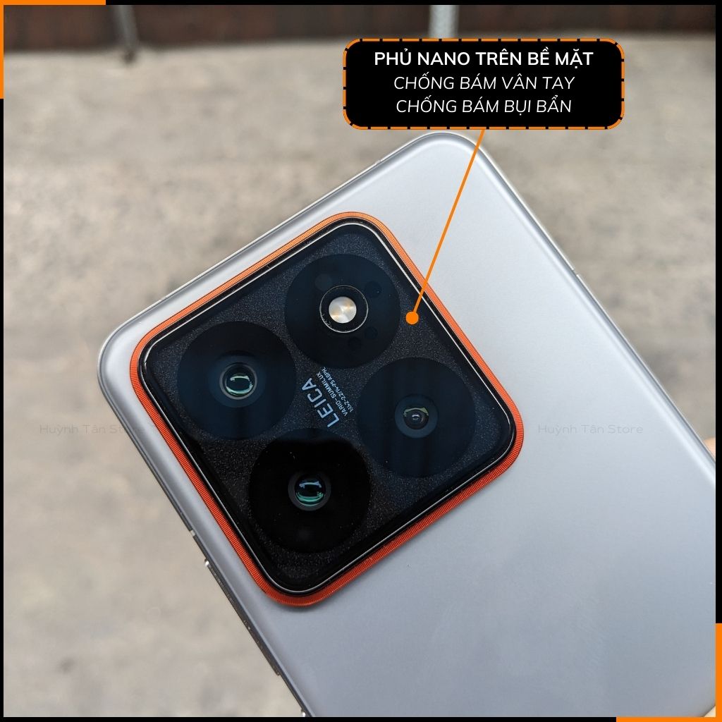 Kính cường lực camera xiaomi mi 14 pro trong suốt bảo vệ cụm camera phụ kiện huỳnh tân store