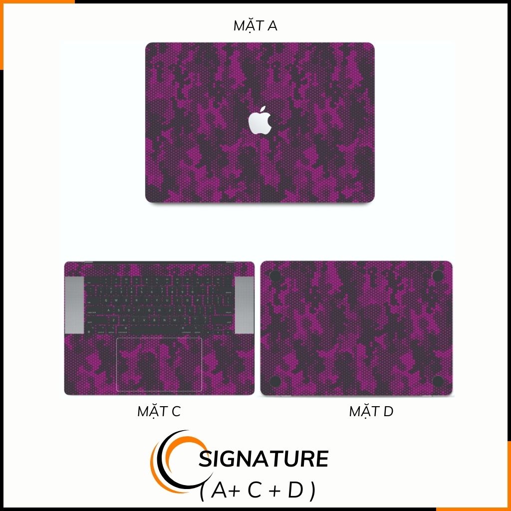 Dán skin macbook pro, macbook air chính hãng 3M nhập khẩu USA - SKIN 3M - MACBOOK - MAMBA PURPLE - SK-B05-04 phụ kiện điện thoại huỳnh tân store