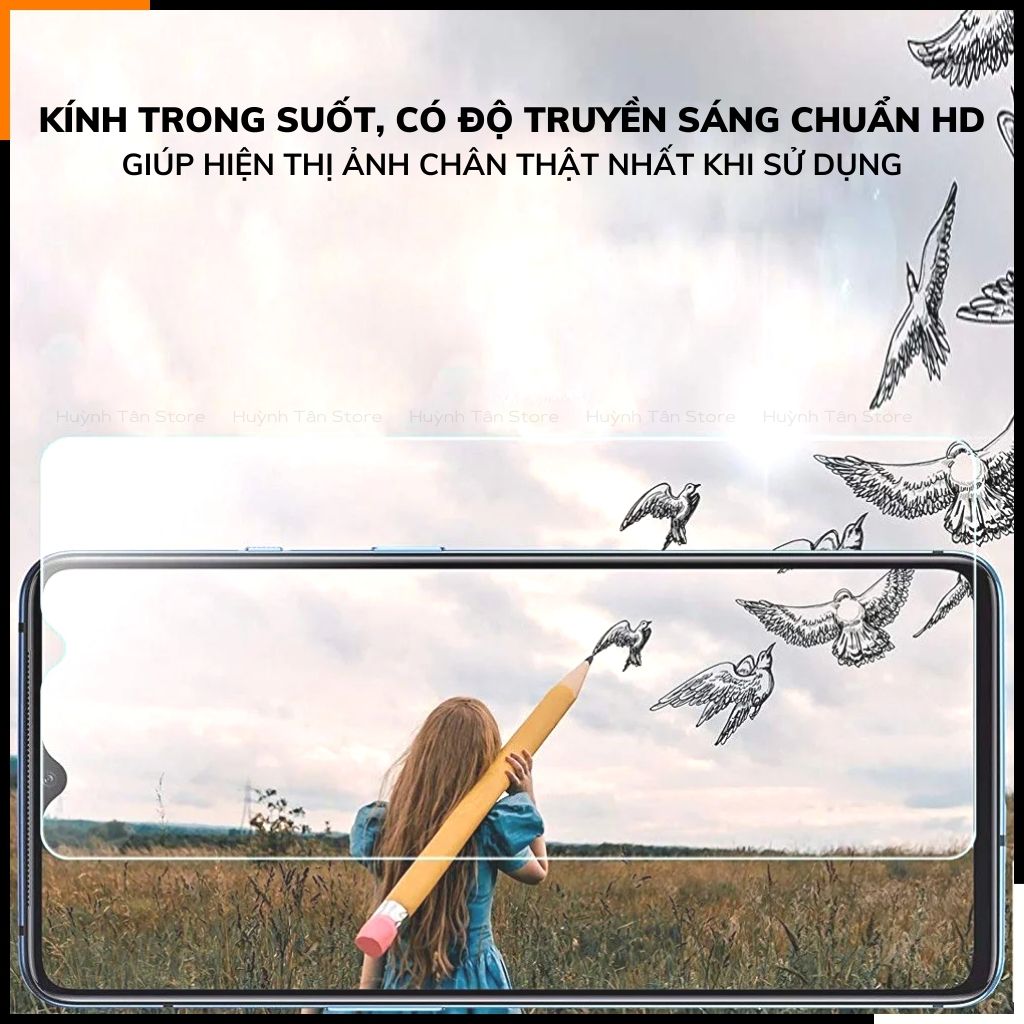 Kính cường lực nubia redmagic 10 pro trong suốt KHÔNG FULL MÀN chống bám vân tay chính hãng GOR