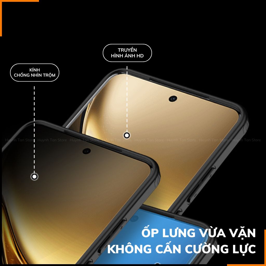 Ốp lưng Vivo x200 pro chống sốc bảo vệ camera chống vân tay nhám viền màu ver 2
