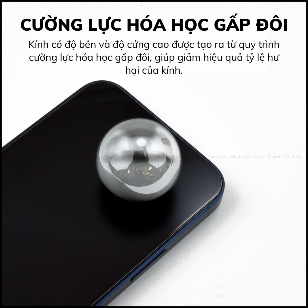 Kính cường lực iphone 16 Pro Max ip 16 pro trong suốt 2,5D Corning chính hãng HODA kèm khung tự dán