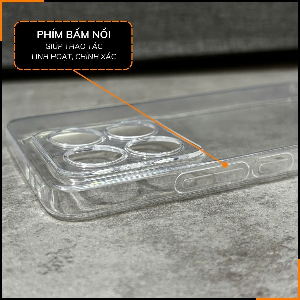 Ốp lưng Xiaomi MI 14T / Mi 14T Pro  GOR trong suốt chính hãng bảo vệ camera phụ kiện huỳnh tân store