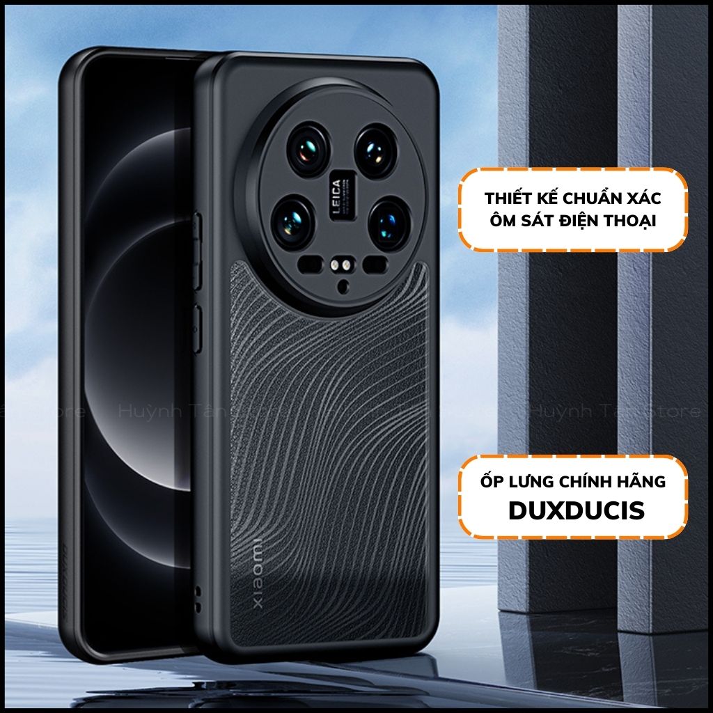 Ốp lưng xiaomi mi 14 ultra aimo chính hãng dux ducis chống va đập trong suốt không ố vàng huỳnh tân store